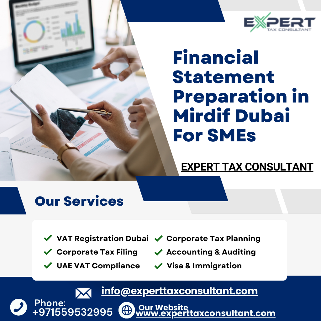 financial statement preparation in mirdif dubai for smes