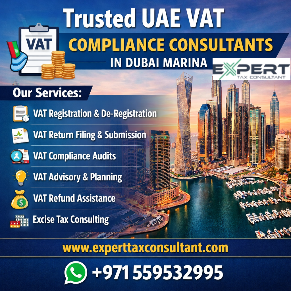 Trusted UAE VAT Compliance Consultants in Dubai Marina