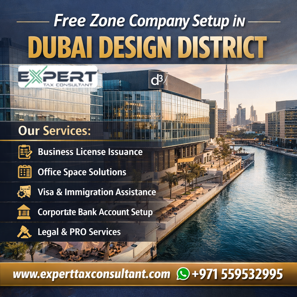 Free Zone Company Setup in Dubai Design District