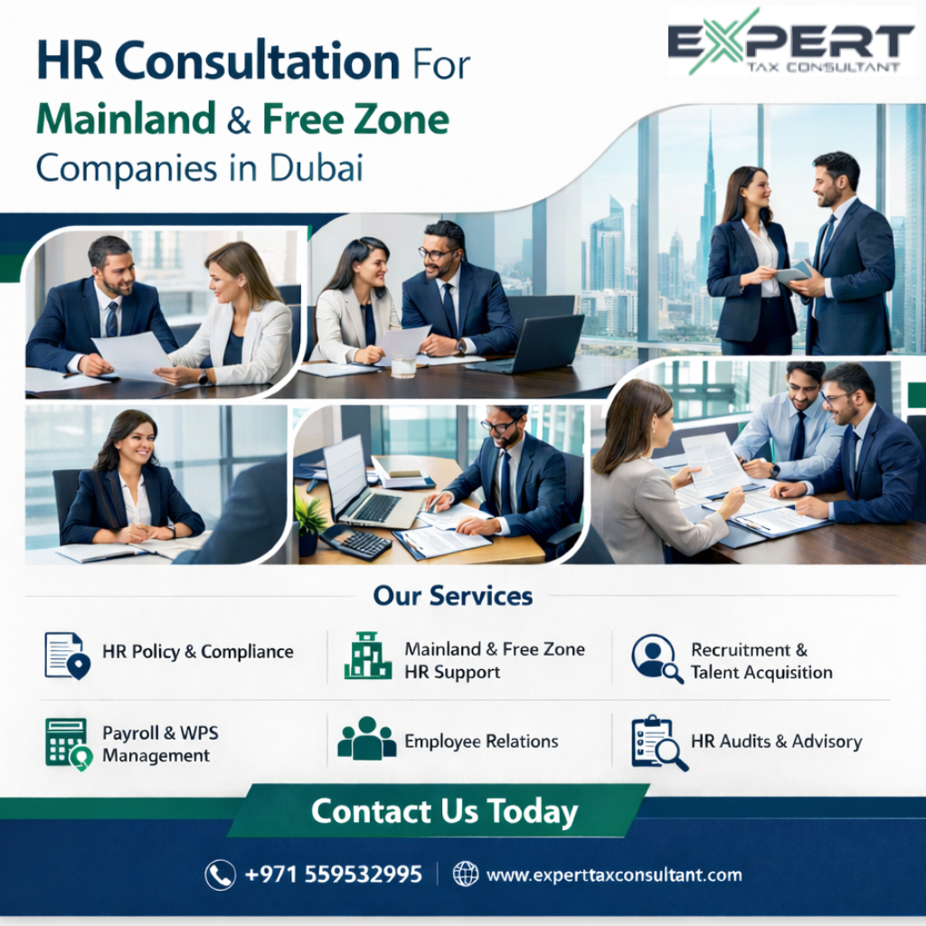 hr consultation for mainland & free zone companies in dubai