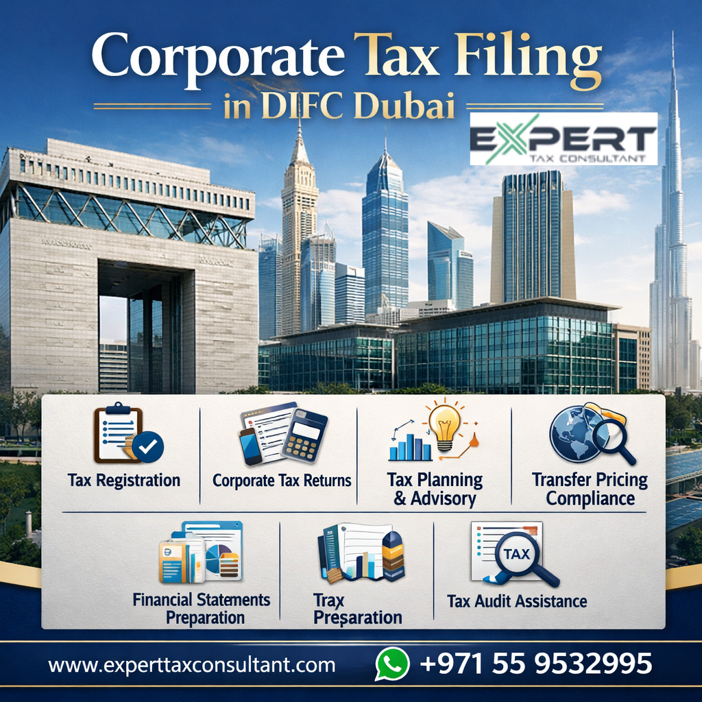 Corporate Tax Filing in DIFC Dubai