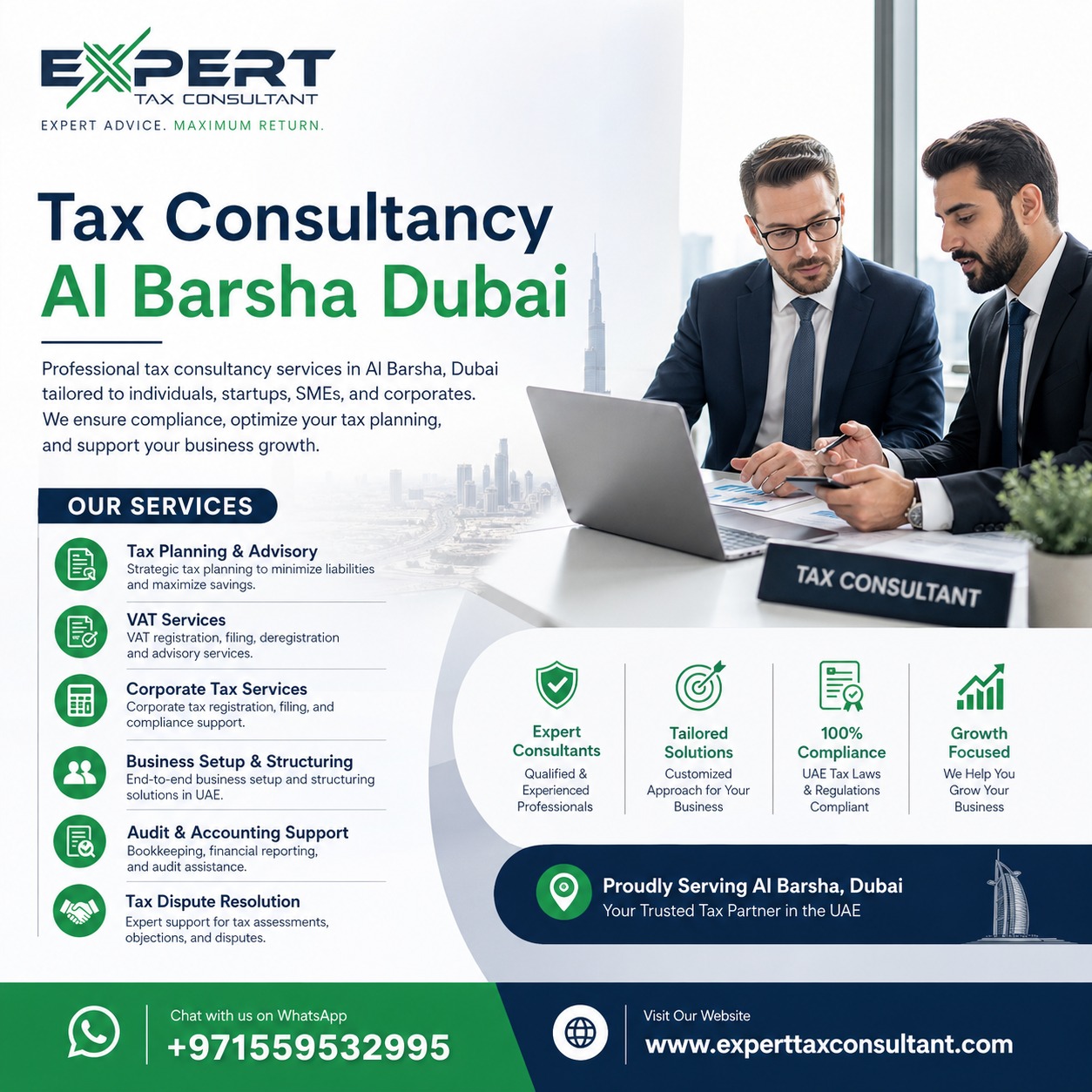 Tax Consultancy Al Barsha Dubai