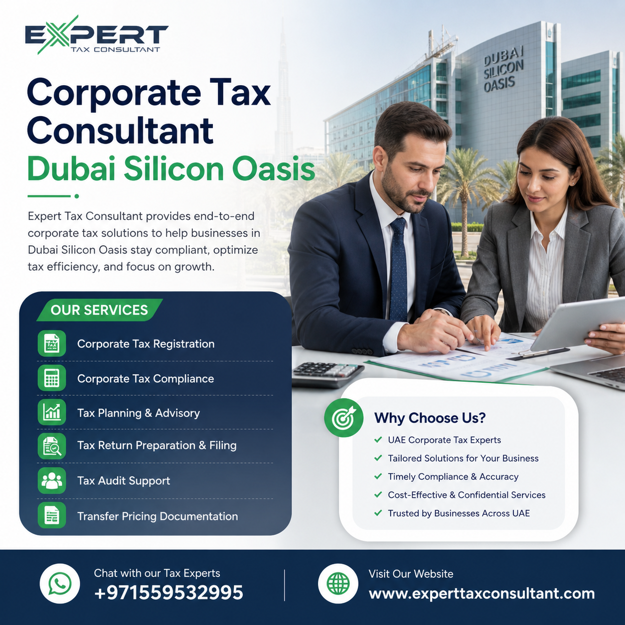 Corporate Tax Consultant Dubai Silicon Oasis