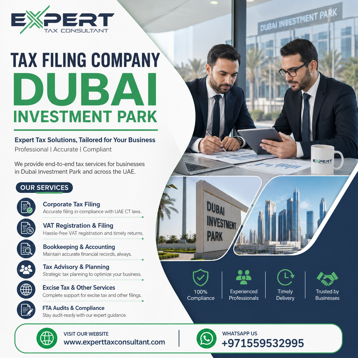tax filing company Dubai Investment Park