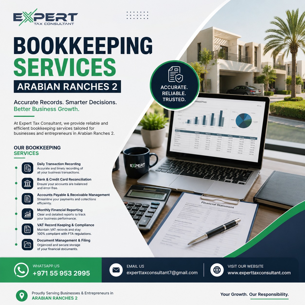 Bookkeeping Services Arabian Ranches 2