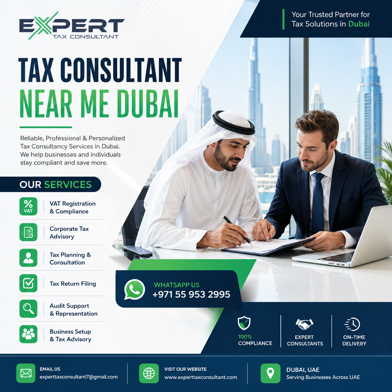 Tax Consultant Near Me Dubai