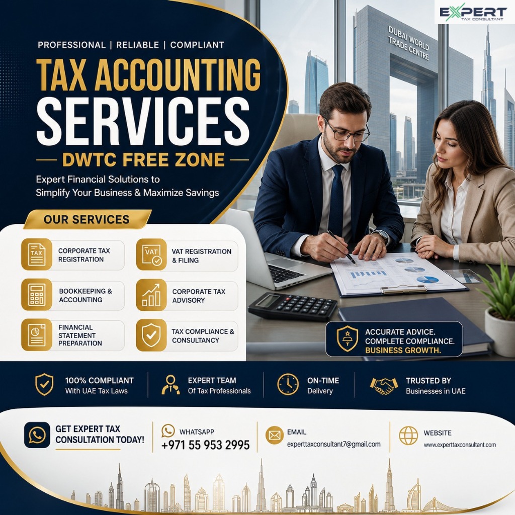 Tax accounting services DWTC Free Zone