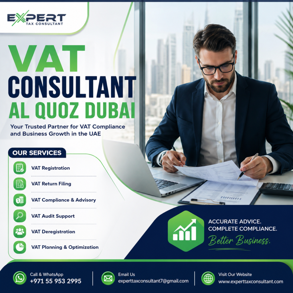 VAT Consultant Al Quoz Dubai