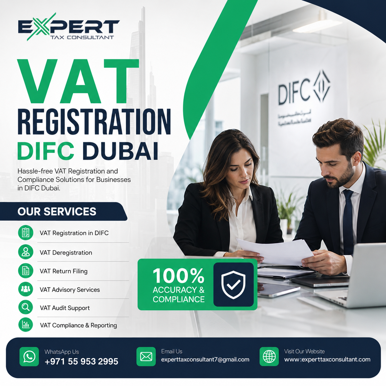VAT Registration DIFC Dubai
