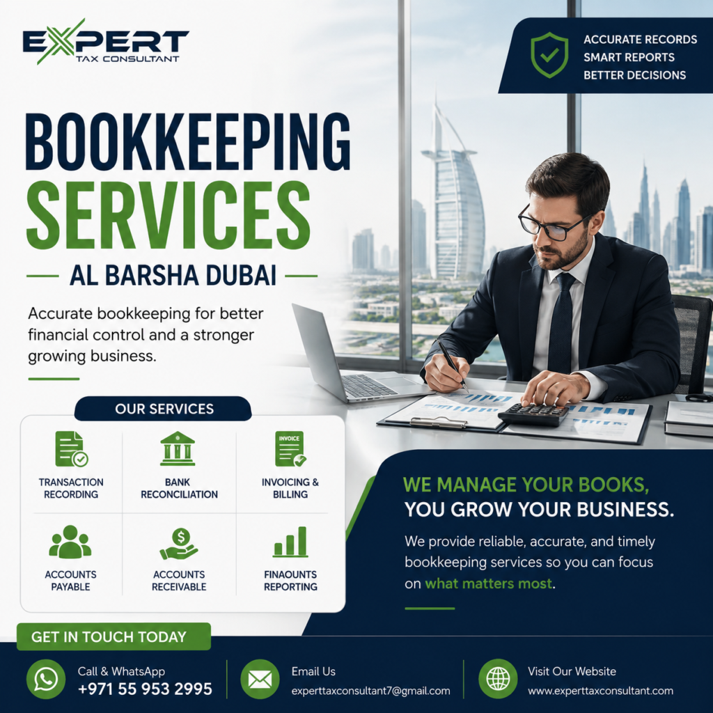 Bookkeeping Services Al Barsha Dubai
