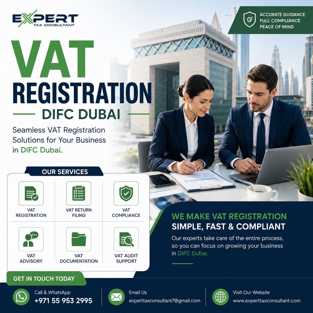 VAT Registration DIFC Dubai